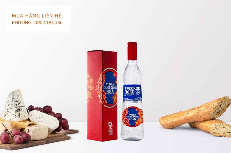 Rượu Vodka Cánh Đồng Nga Tết 2020 cho cán bộ , nhân viên ruou vodka canh dong nga tet 2020 cho bieu tang can bo