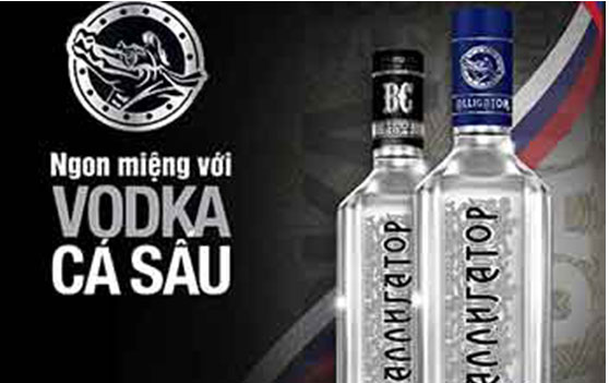 Giới thiệu vodka cá sấu 