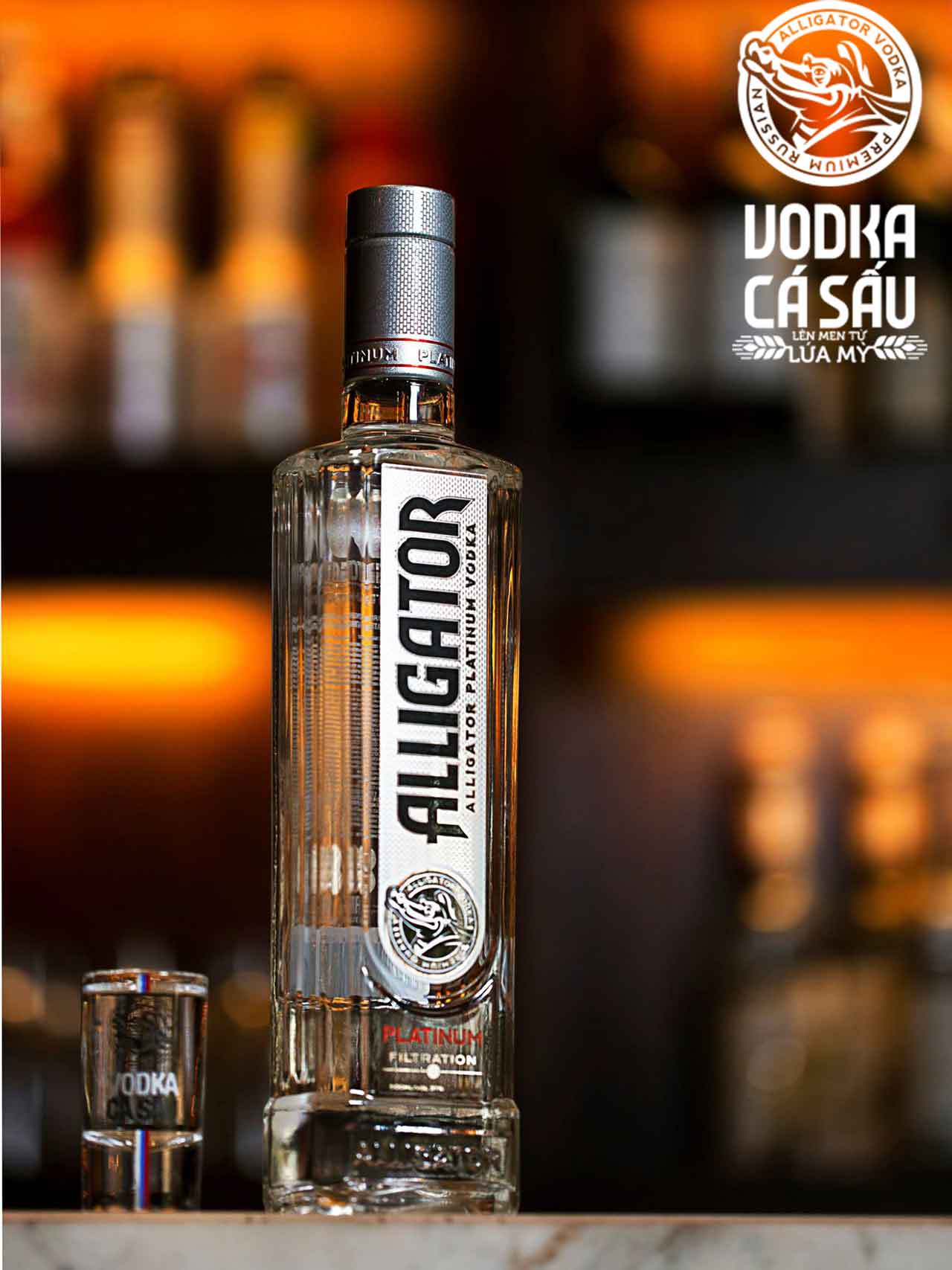 Diện mạo mới từ năm 2017 của rượu Vodka cá sấu đen 
